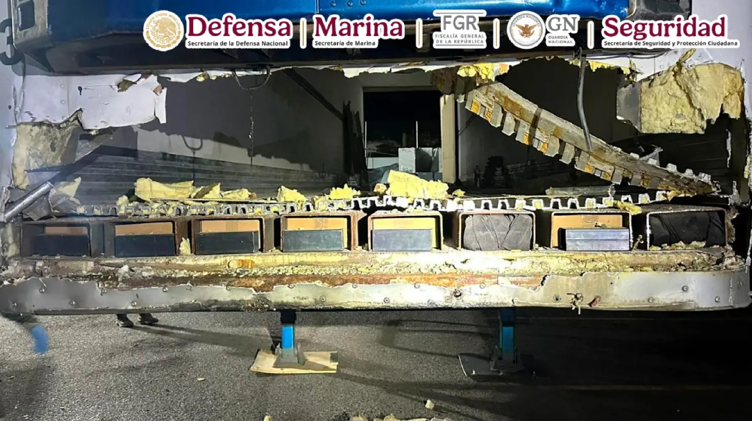 Detienen en Baja California Sur a hombre que transportaba más de una tonelada de metanfetamina