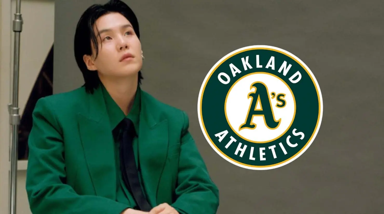 Suga de BTS se convierte en accionista del equipo de beisbol Athletics de la MLB