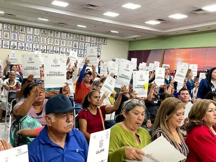 Continúa programa para escriturar viviendas en colonias de Cajeme