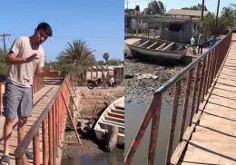 Tras viralizarse video, rehabilitarán puente en Bahía de Lobos
