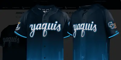 ¿Cuánto cuestan los jerseys de Yaquis para la siguiente temporada?