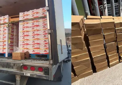 Decomisan más de una tonelada de metanfetamina en Baja California; iba oculta en doble fondo