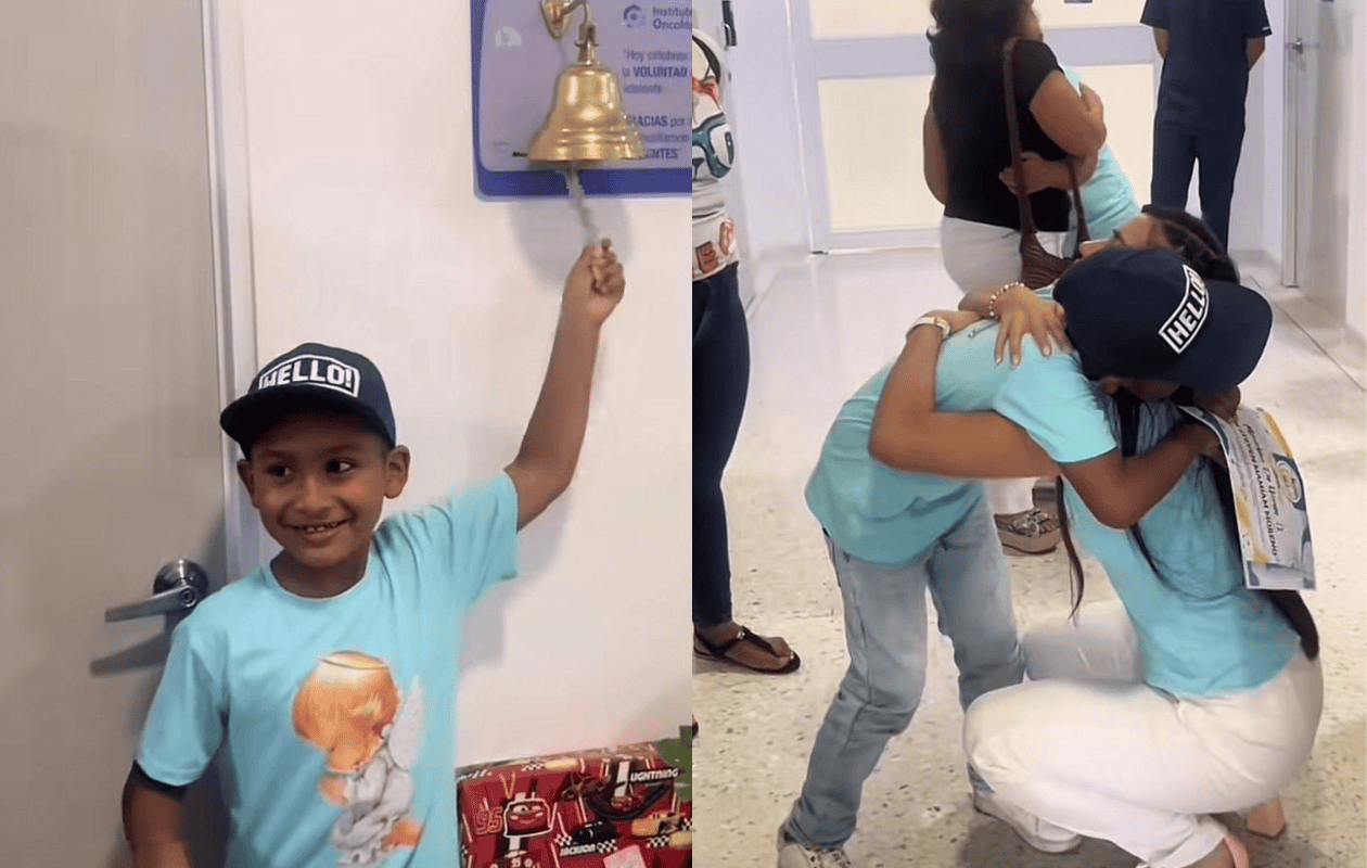 Alan vence la leucemia y cumple emotiva promesa a su maestra Gabriela