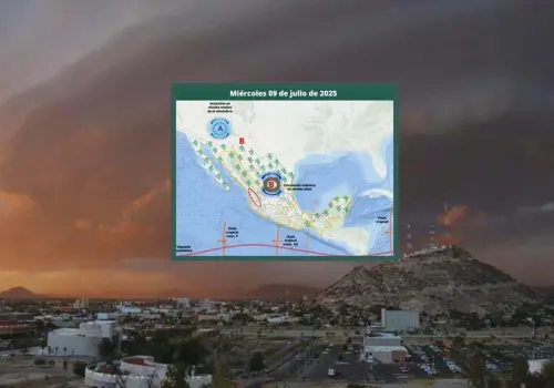 Clima en Hermosillo hoy 9 de julio; sube la temperatura y podría llegar tormenta a la ciudad
