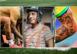 4 futbolistas famosos que se han hecho tatuajes de El Chavo del 8 y tal vez no sabías | FOTOS