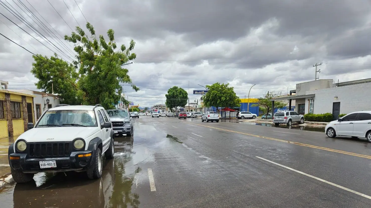 Prevén que sigan lluvias en Cajeme toda la semana