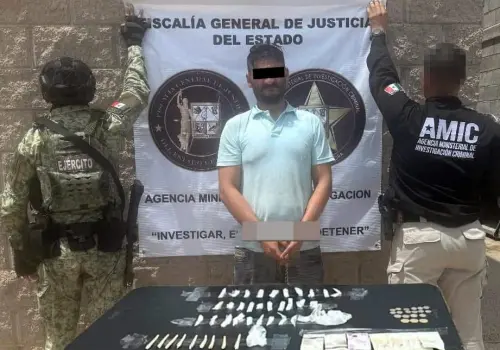 Decomisan droga y dinero durante cateo en Hermosillo; hay un detenido