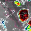 Tormenta eléctrica se dirige a Guaymas y Empalme: Fuerte lluvia y viento en las próximas horas