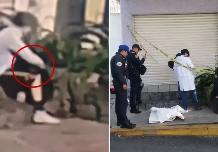VIDEO | Joven abandona feto de 8 meses de gestación en una jardinera; ya lo buscan