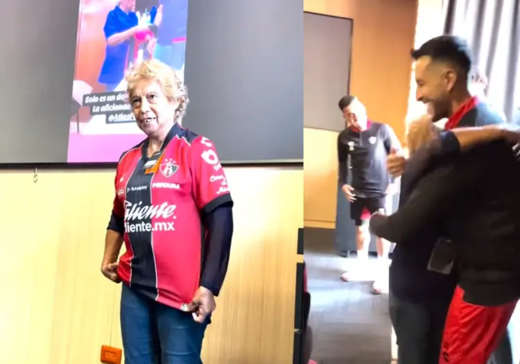 VIDEO | Atlas cumple el sueño de una aficionada ejemplar: "Qué bonito secuestro"