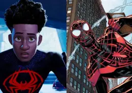 Estas son las principales diferencias del Spider-Man de Miles Morales de los comics al de las películas de into the Spider-verse