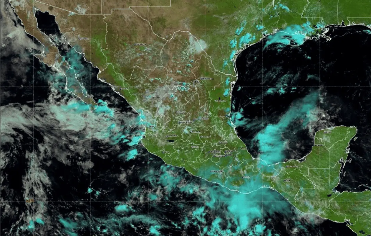 La Conagua mostró un comparativo satelital del país.