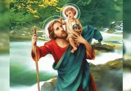 Santoral de hoy, 10 de julio: San Cristóbal, patrono de los viajeros, peregrinos y transportistas