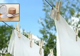 Con este ingrediente casero dejarás tu ropa blanca e impecable, sin dañarla