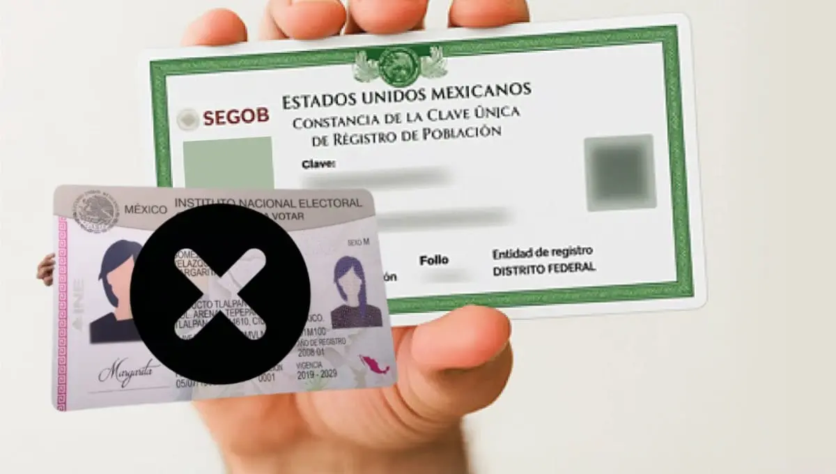 CURP Biométrica sustituirá al INE como documento de identificación. Foto: Original