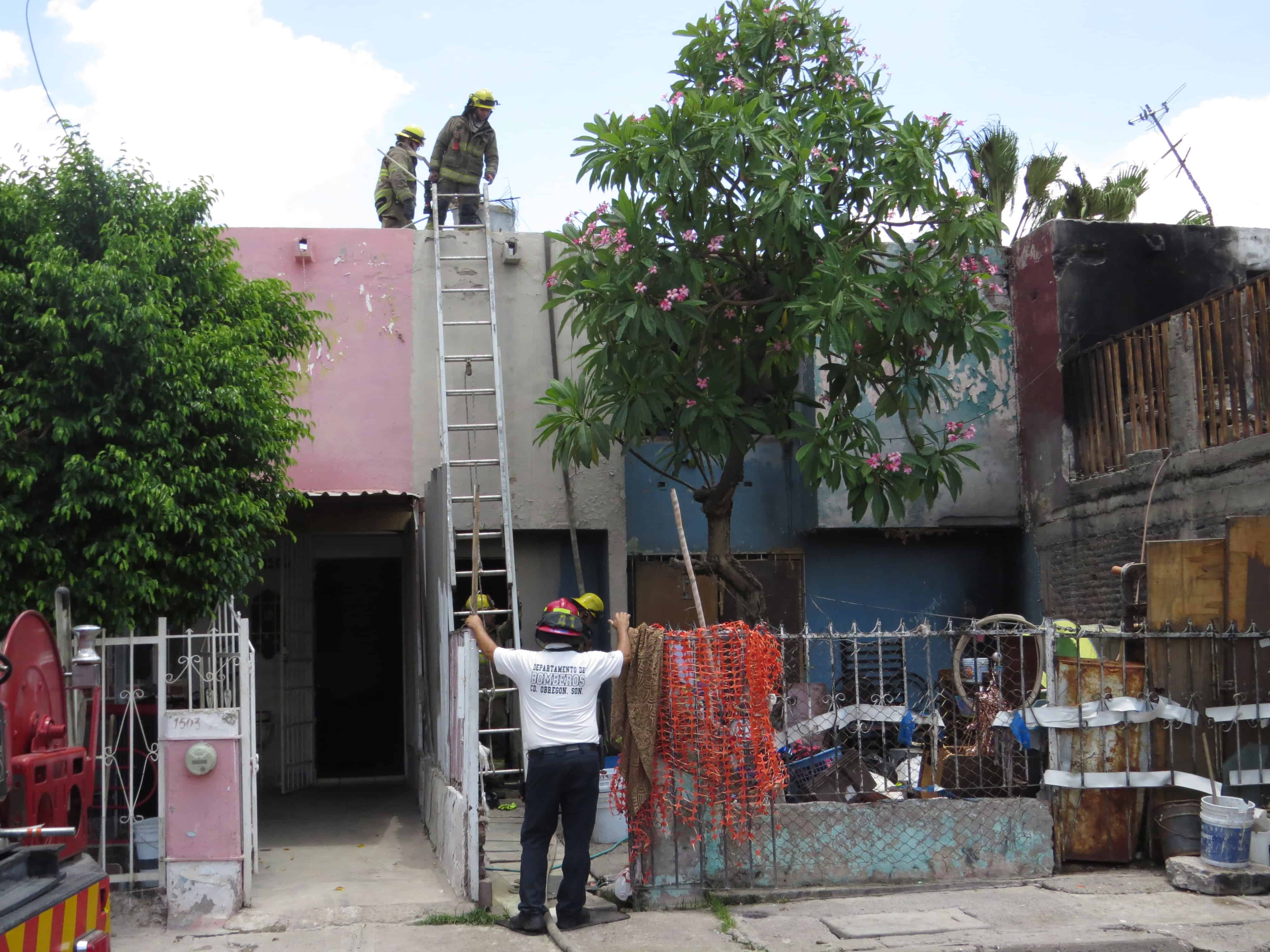 Incendio en la Miravalle de Ciudad Obregón deja un lesionado