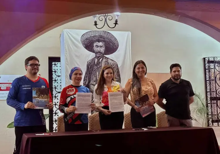 Firma de convenio entre OBR en Bici y la OCV