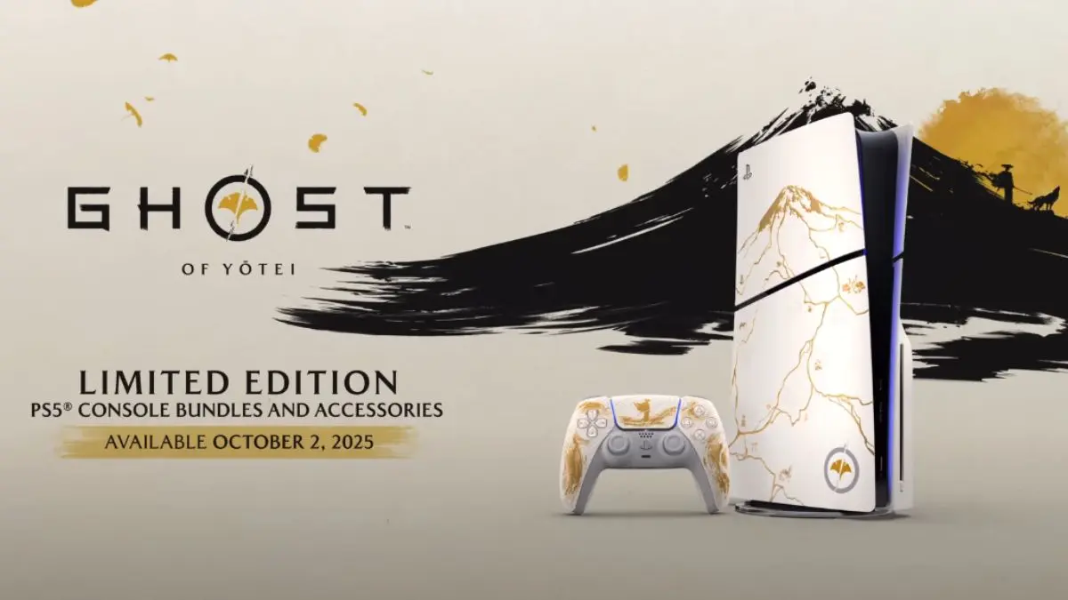 Sony presenta los impresionantes diseños de la PS5 edición limitada de Ghost of Yotei