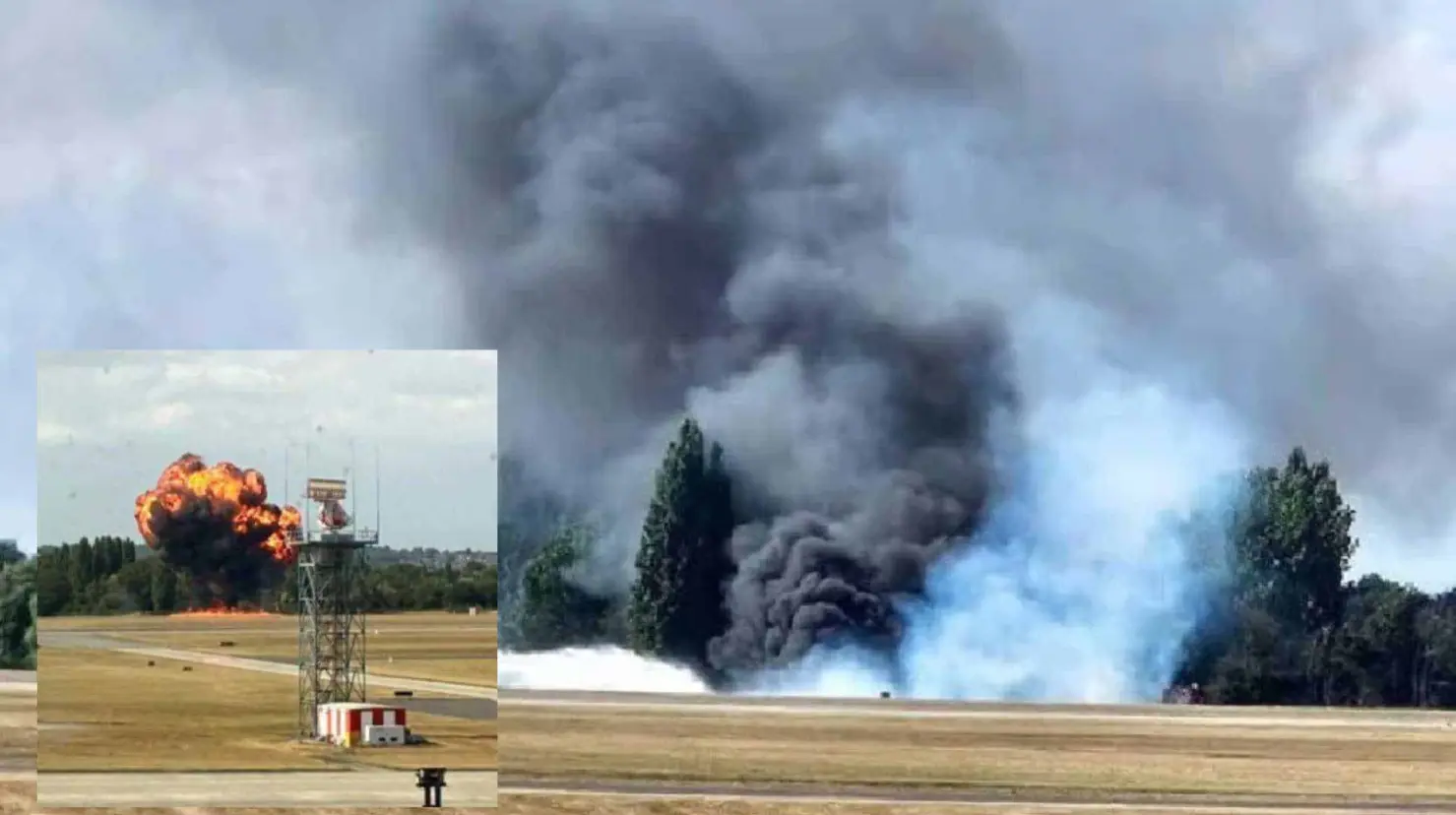 Grave accidente aéreo en aeropuerto de Londres: avioneta se estrella tras despegar