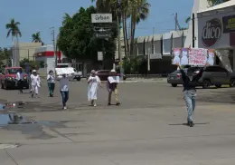 Marchan por la justicia y la dignidad en Ciudad Obregón