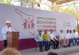 Entrega Alfonso Durazo más de 19 millones en apoyos al Sur de Sonora