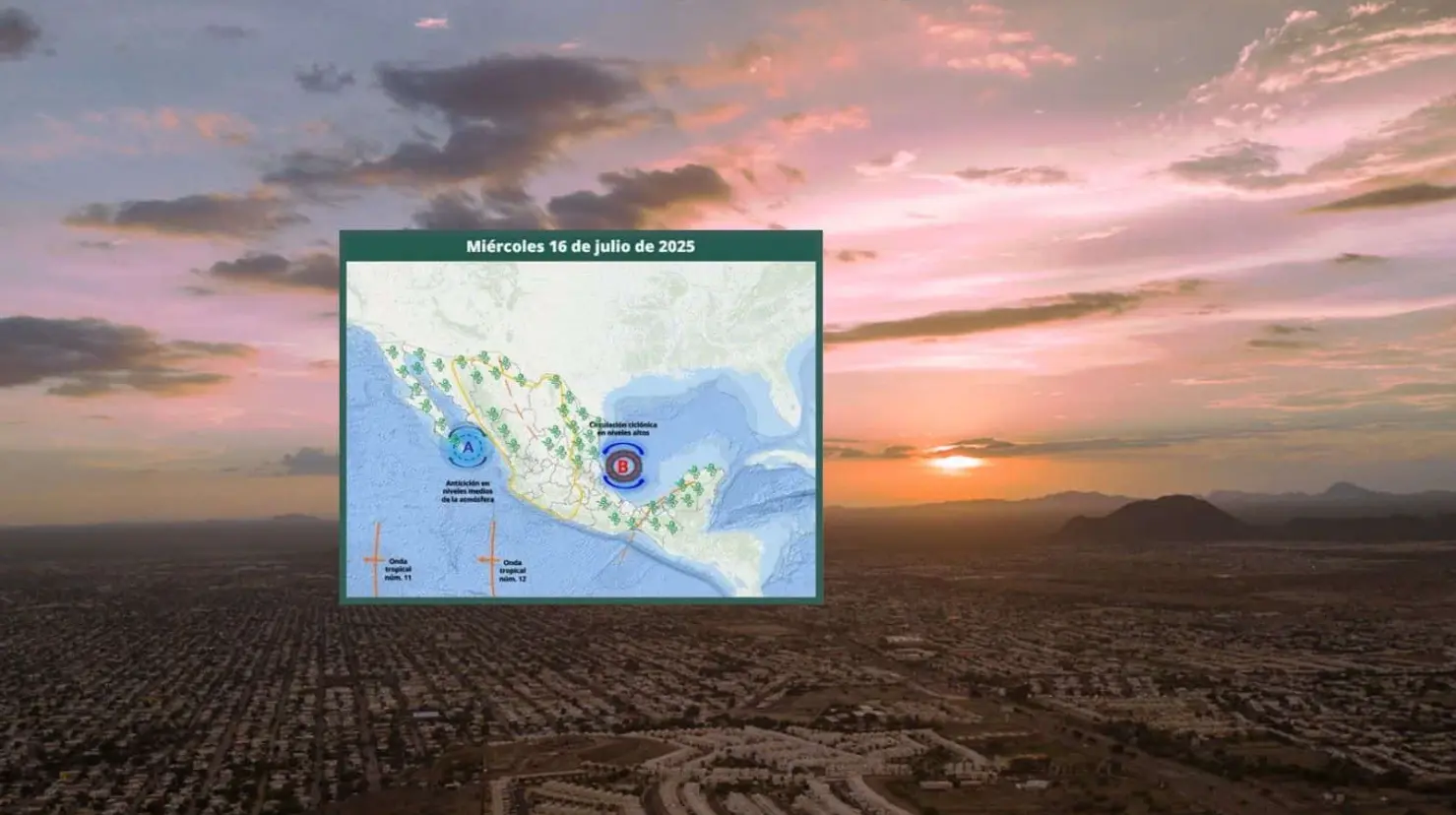 Clima en Hermosillo hoy 16 de julio; baja la temperatura para este miércoles
