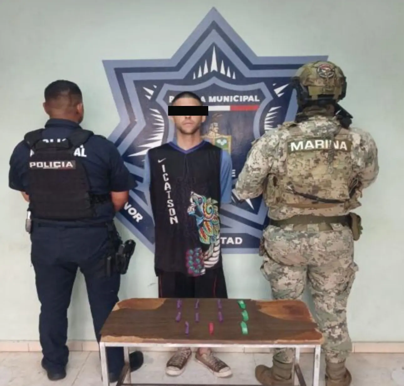 Detienen a hombre con droga en la Zona Norte de Ciudad Obregón