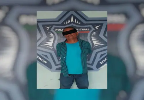 Lo detienen por acoso sexual en pleno Centro de Ciudad Obregón