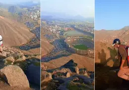 VIDEO | ¡Insólito! Hacen pedido desde una montaña y el repartidor lo entrega en ese lugar