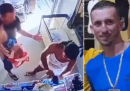 VIDEO | Mujer asesina a su pareja de una puñalada cuando esta cargaba a su hijo en brazos
