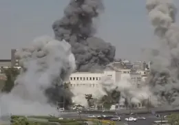 Así fue el ataque de Israel al cuartel general del Estado Mayor sirio en Damasco | VIDEO
