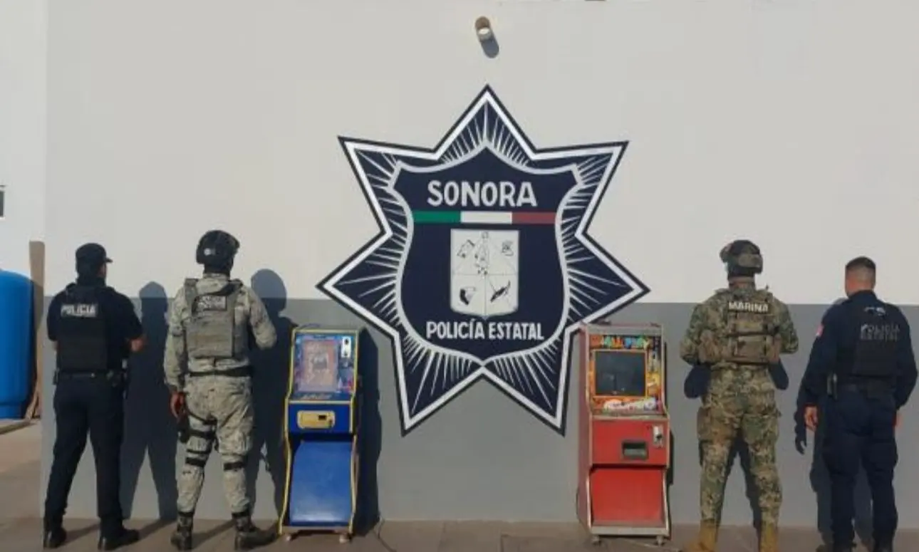 Decomisan máquinas tragamonedas en Ciudad Obregón