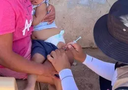 Protegen a la niñez contra el sarampión