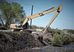 Buscan evitar inundaciones en Huatabampo