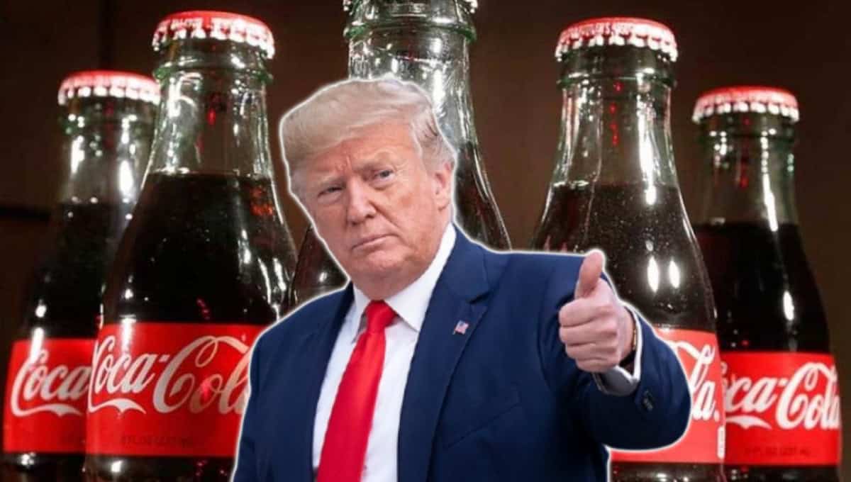 Trump consigue cambiar la receta de la Coca-Cola introduciendo nuevos ingredientes