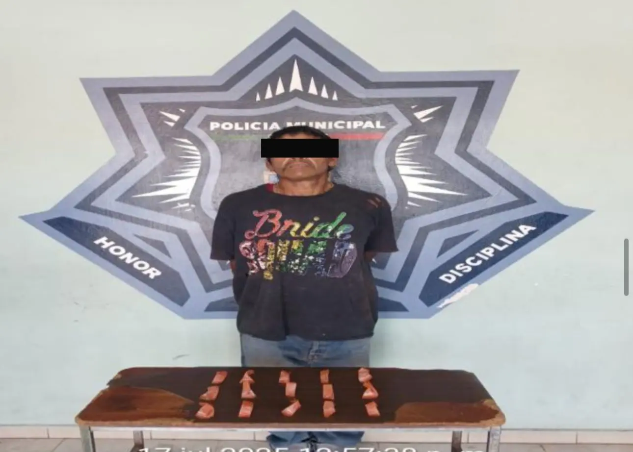 Detienen a un hombre con droga en Pueblo Yaqui