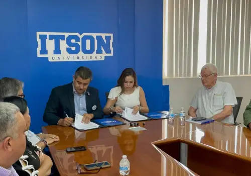 Firman Itson y OCV Obregón convenio de colaboración