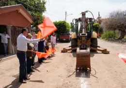 Rehabilitan calles en el noreste de Ciudad Obregón