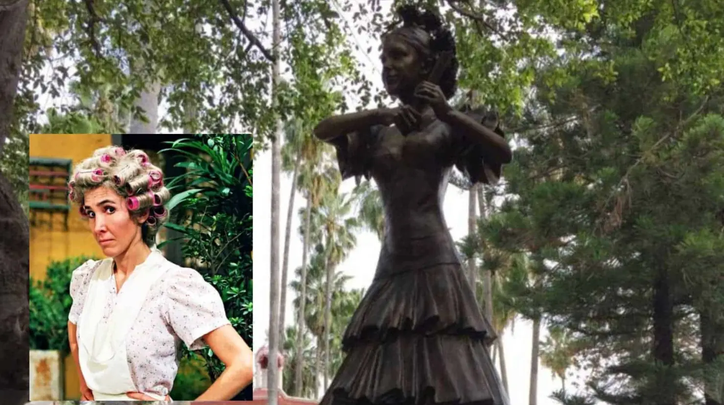 ¿Es legal retirar una estatua como la de Florinda Meza por presión popular? Esto dice la ley en México