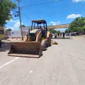 Rehabilitan calles de la colonia Machi López en Cajeme