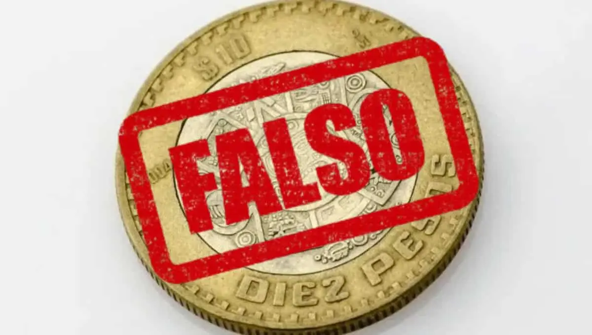 Banxico explica cómo identificar monedas falsas de 10 pesos. Foto: Original