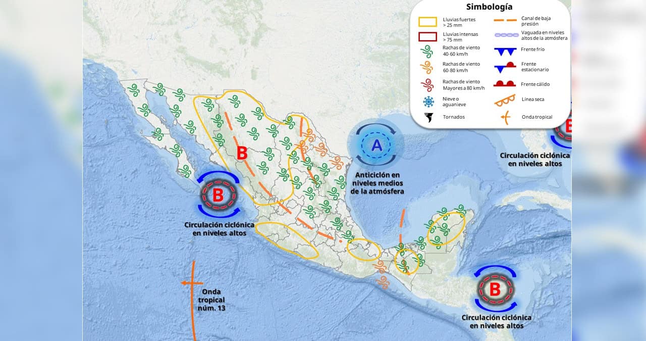 Clima en Sonora hoy, 22 de julio: Aire seco dominará esta semana, disminuyendo la probabilidad de lluvias