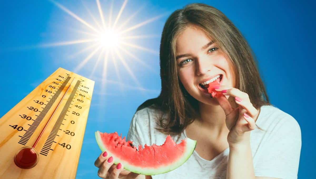 Evita un golpe de calor con estos alimentos que hidratan al igual que un vaso de agua