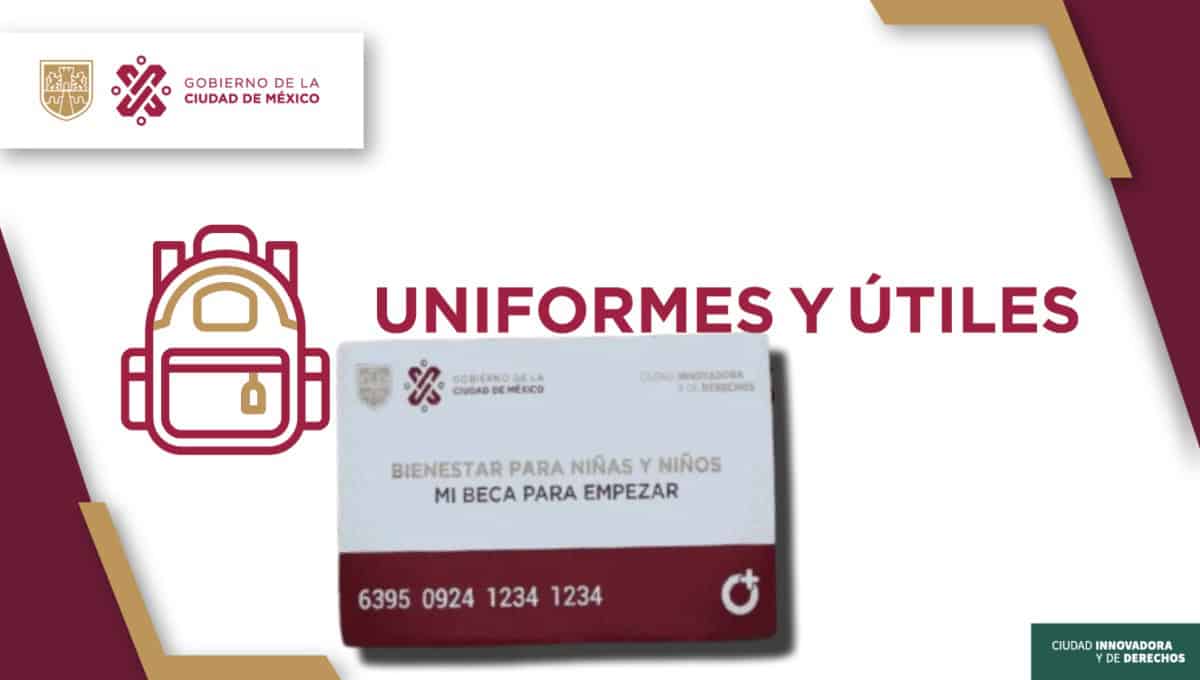 Mi Beca Para Empezar: fecha en la harán el depósito para útiles y uniformes
