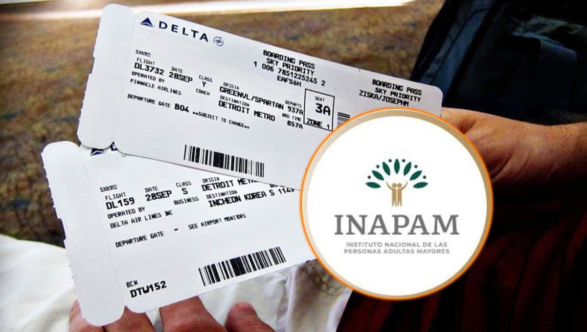 Inapam: así puedes obtener un 15% de descuento en boletos de avión