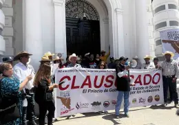 Sigue en pie manifestación contra presas