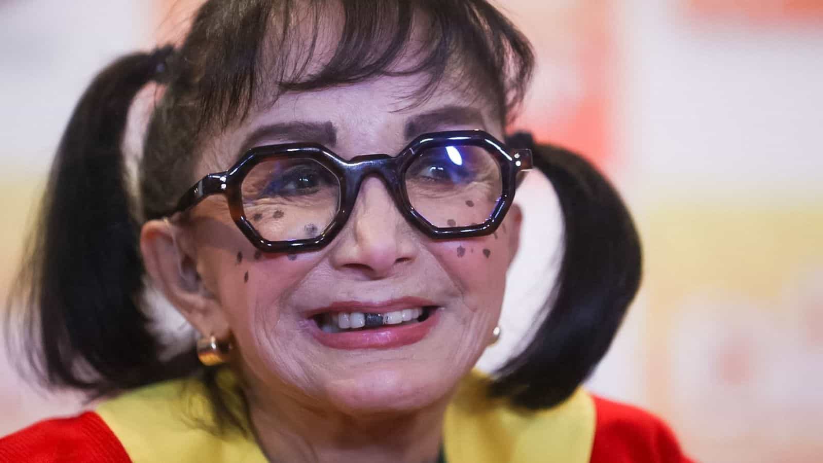 María Antonieta de las Nieves, La Chilindrina, preocupa por su aspecto físico y piden respeto a su vejez