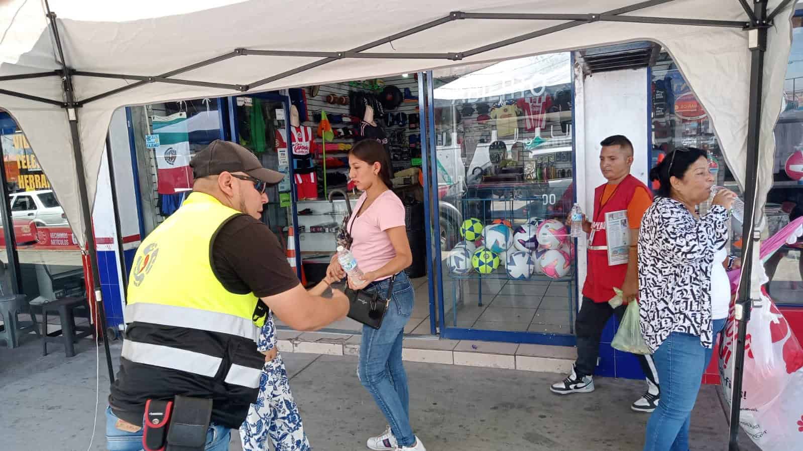 Protección Civil distribuirá aguas y sueros en el centro de Ciudad Obregón
