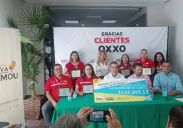 Entregan recursos de Redondeo OXXO 2 a Fundación Eva de Camou
