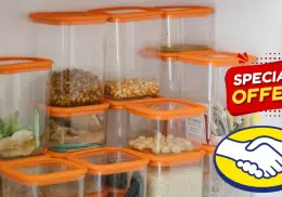Organiza tu cocina con este set de recipientes herméticos que tiene descuento en Mercado Libre